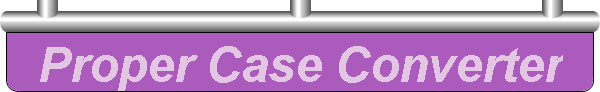 Proper Case Converter