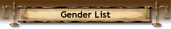 Gender List